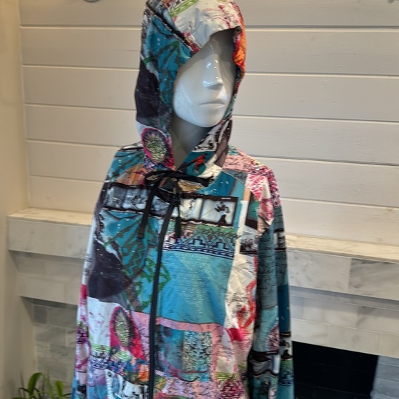 Oxbow French Surf Brand Wind Stopper Unisex Wndbreaker Jacket Multiclored Size L - Picture 7 of 14